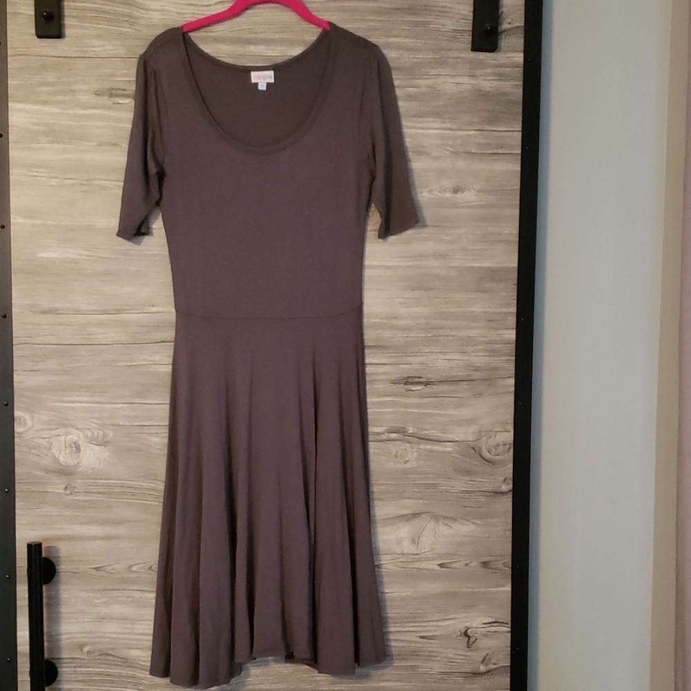 Gray LuLaRoe Nicole Dress